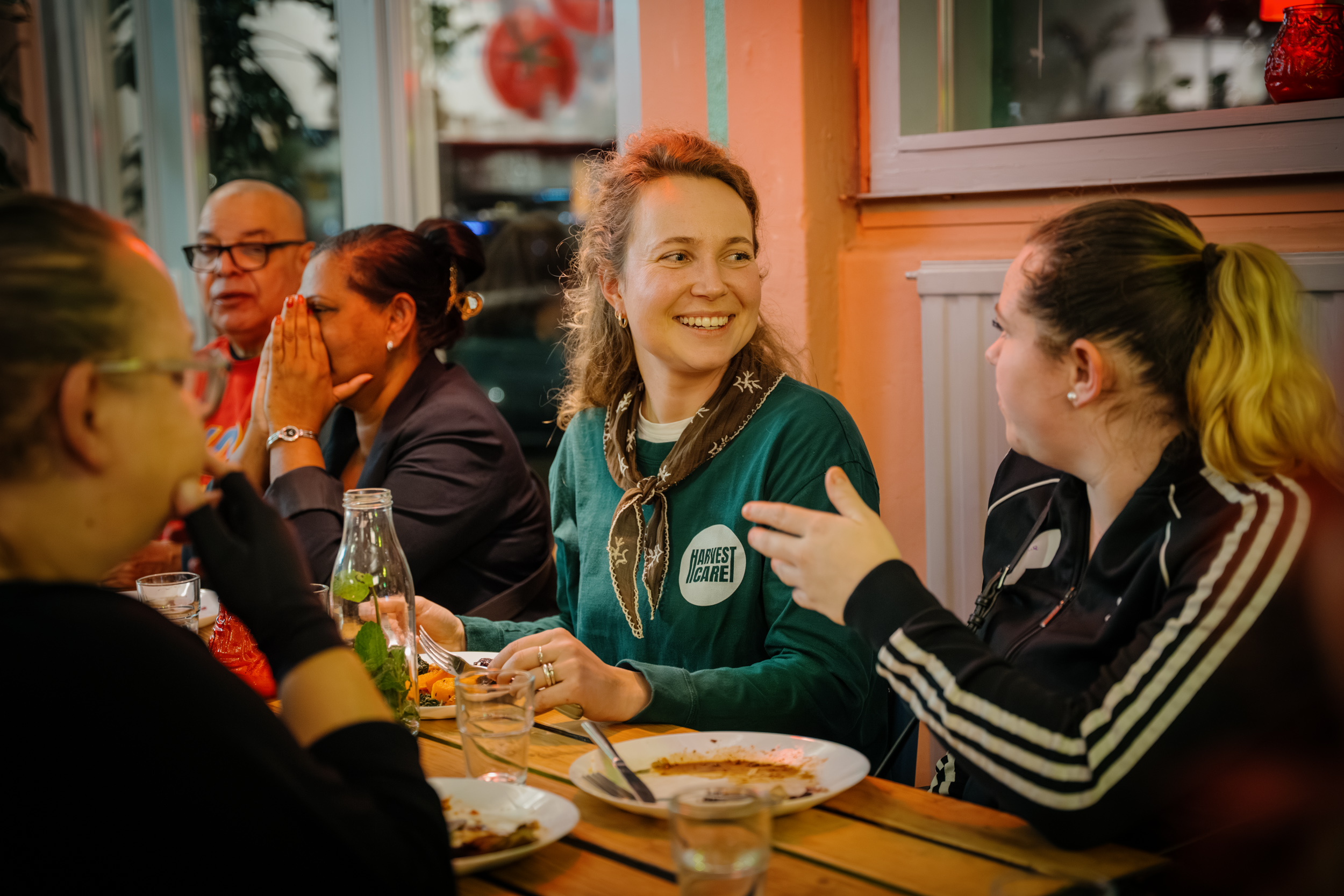 Zuzanna Zielińska in gesprek met deelnemers van het programma